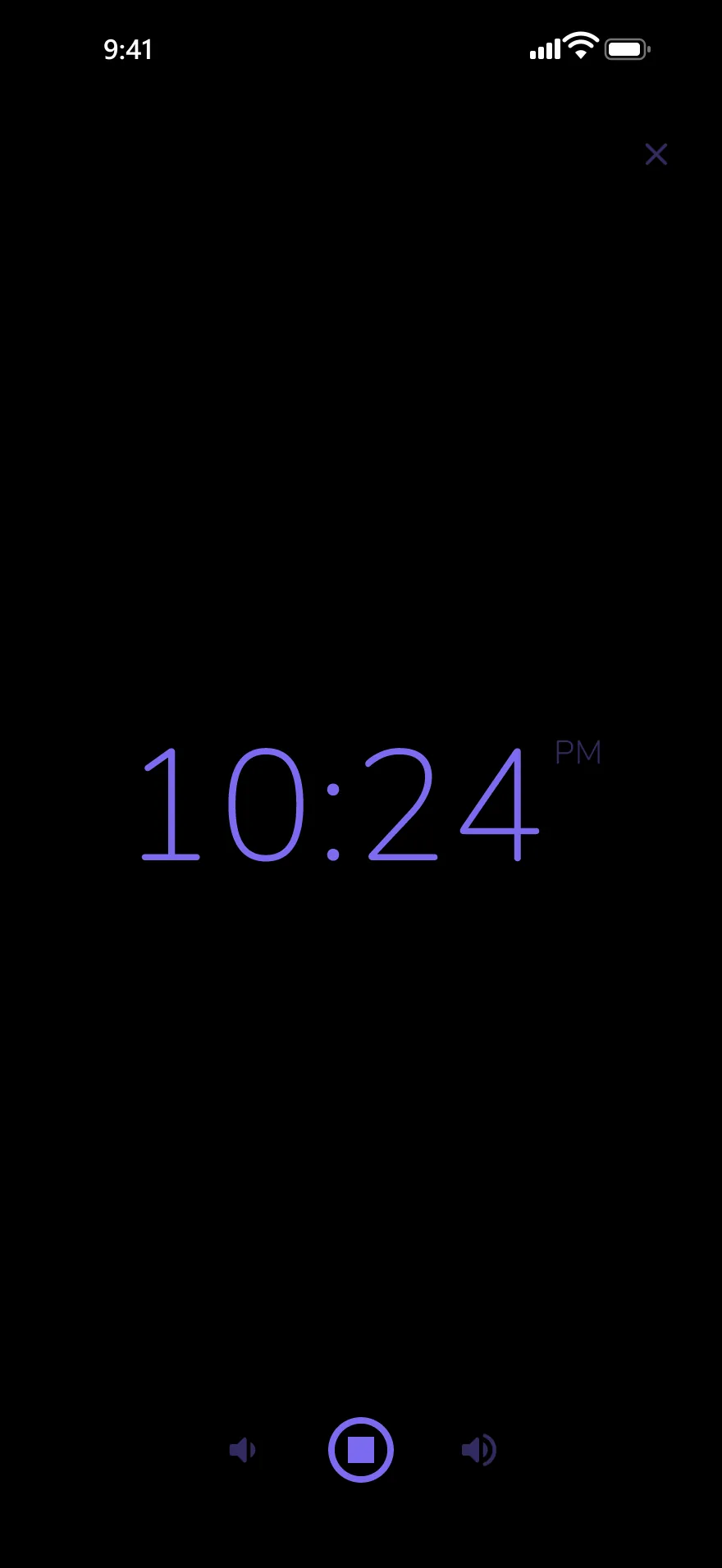 The Nightstand screen in Optophone