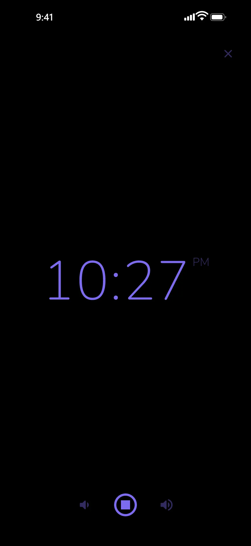 L’écran Mode horloge d’Optophone